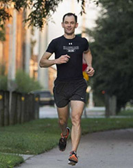 Baylor doctor and runner Theodore Shybut believes exercise is medicine